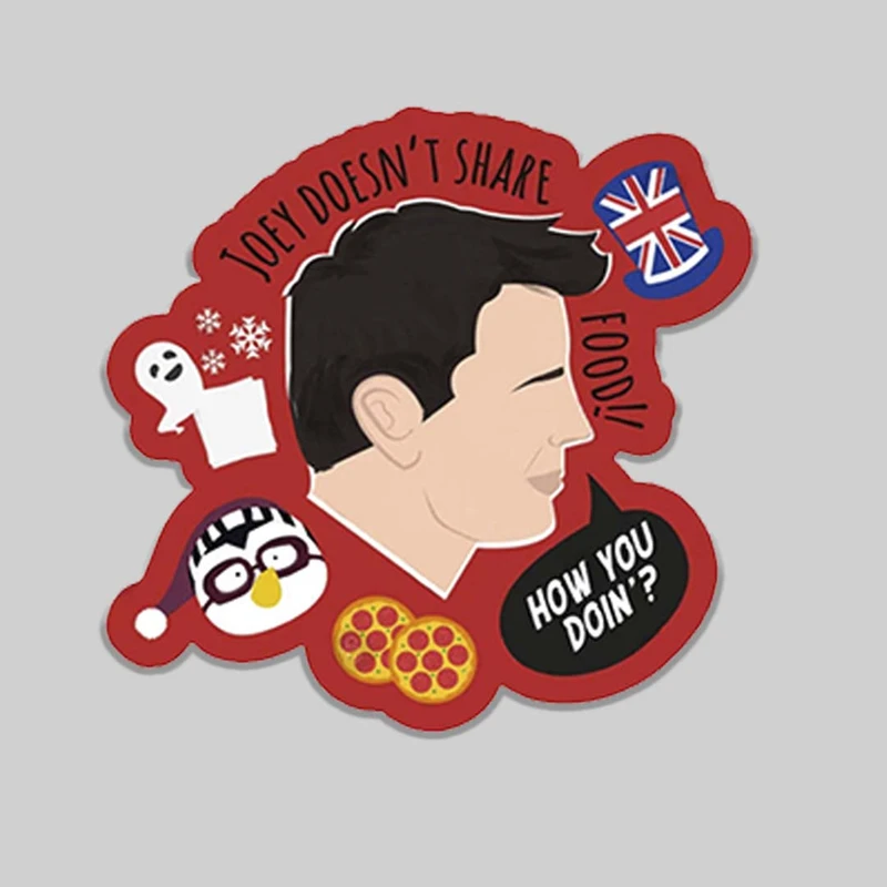  استیکر لپ تاپ طرح فرندز کد 1396