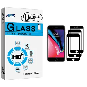 AFS Unique Glass Screen Protector For Apple iPhone 8 Plus Pack Of 3