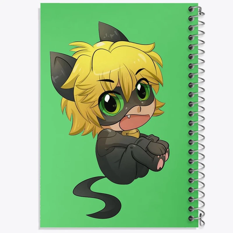 دفتر نقاشی 50 برگ خندالو مدل پسر گربه ای کد 25009