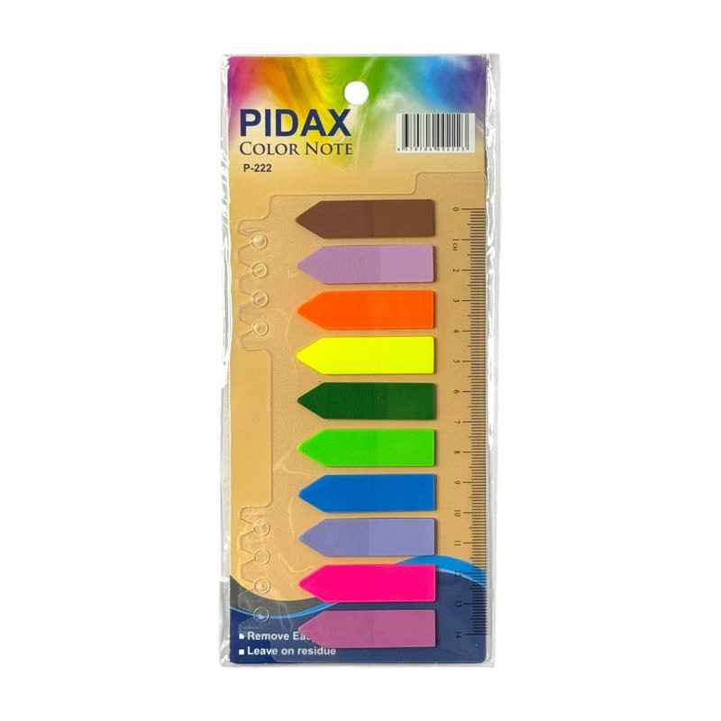 کاغذ یادداشت چسب دار پیداکس طرح فلش سایز 4x1 سانتی متر بسته 10 عددی