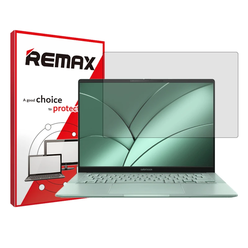 محافظ صفحه نمایش شفاف ریمکس مدل Resistant مناسب برای لپ تاپ ایسوس adolbook 14 abean 2019