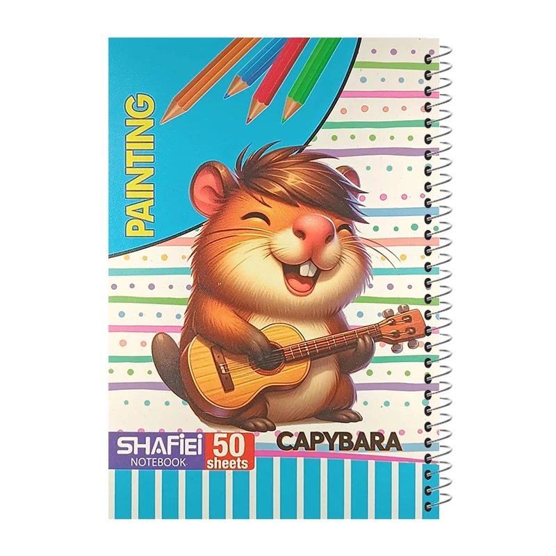 دفتر نقاشی 50 برگ انتشارات شفیعی مدل همستر خندان کد MGH