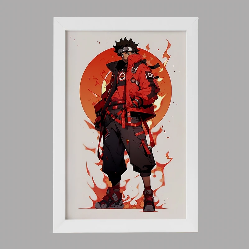 تابلو خندالو مدل انیمه ناروتو (Naruto) کد F4500