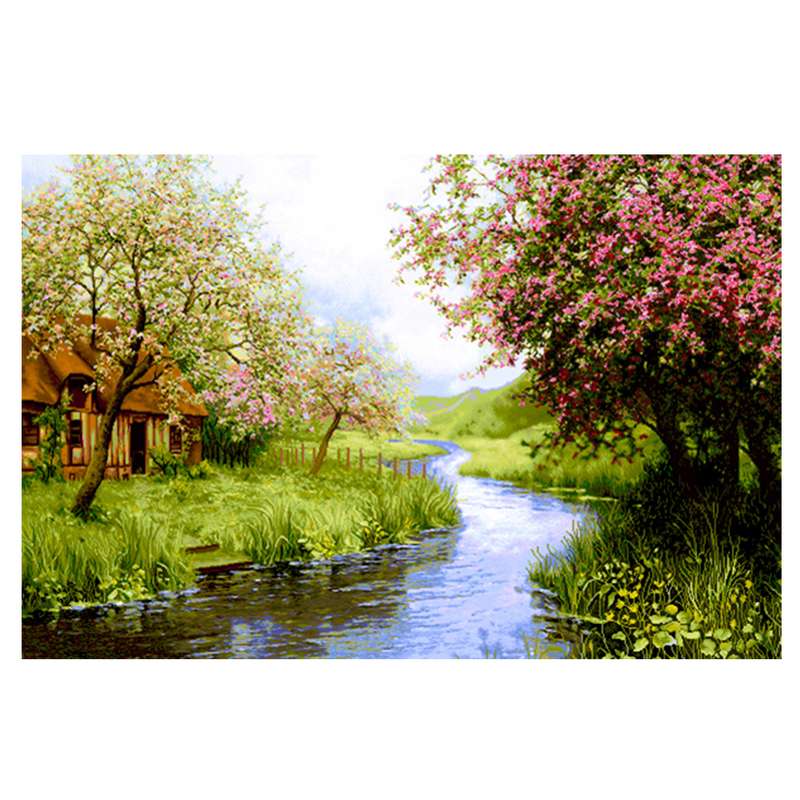 نخ و نقشه تابلوفرش مدل 23158