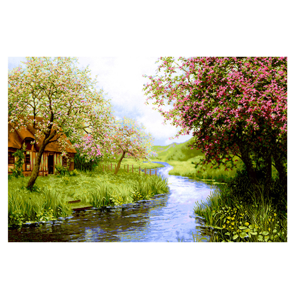 نخ و نقشه تابلوفرش مدل 23158