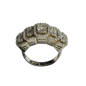 انگشتر نقره زنانه مدل AB1076