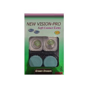 لنز چشم نیو ویژن پرو مدل GD رنگ سبز پسته ای