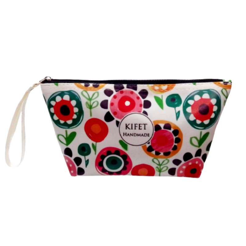 کیف لوازم آرایش زنانه مدل سوئیت طرح گل