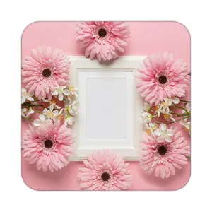 زیر لیوانی کاکتی طرح گل مدل mp19702