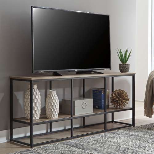 میز تلویزیون دیزم مدل TVS_N100_140_BRN