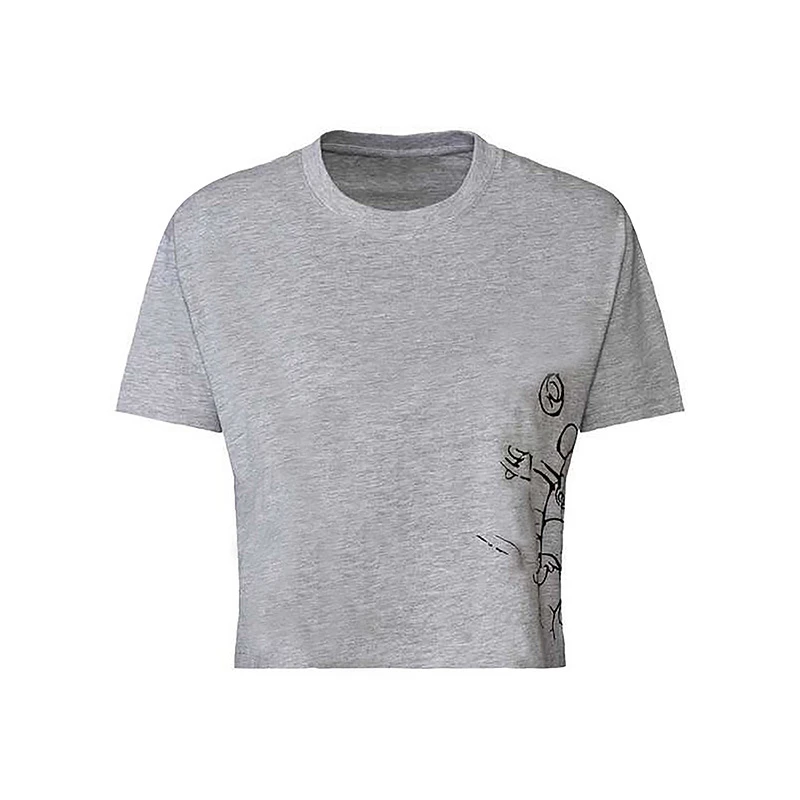 کراپ‌ تی‌شرت آستین کوتاه زنانه دیزنی مدل میکی موس