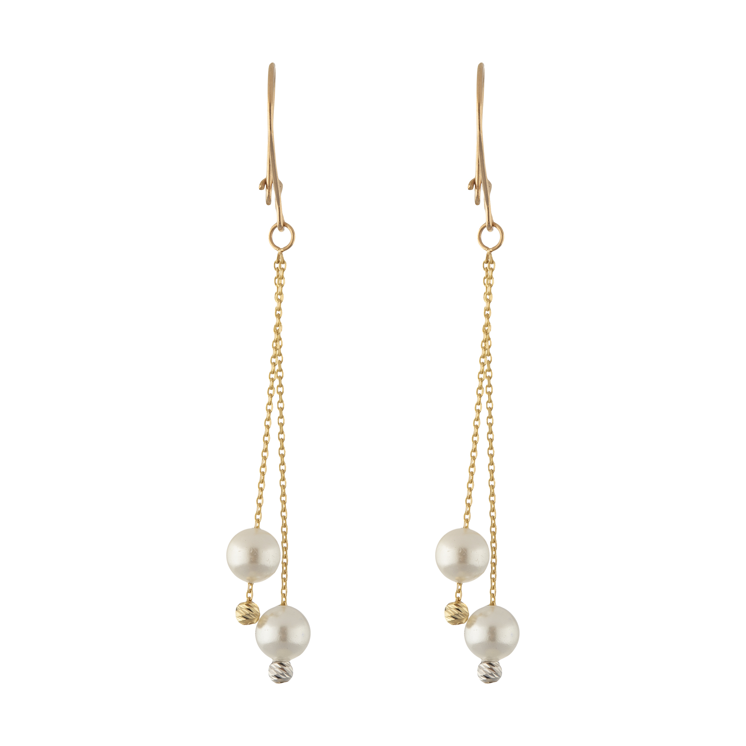 گوشواره طلا 18 عیار زنانه میو گلد مدل GD796