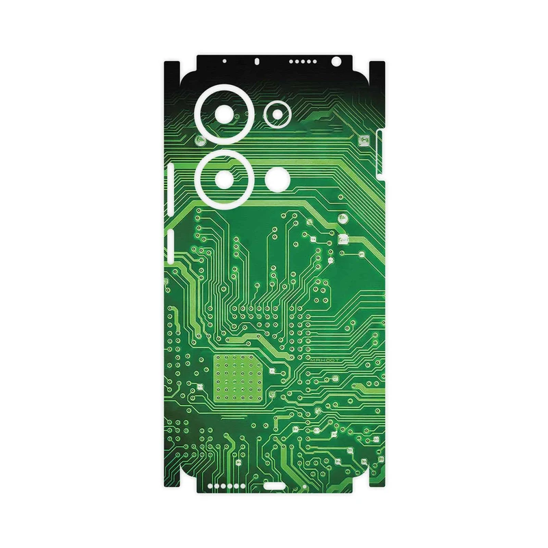 برچسب پوششی ماهوت مدل Green_Printed_Circuit_Board-FullSkin مناسب برای گوشی موبایل شیائومی Poco M6 Pro 4G