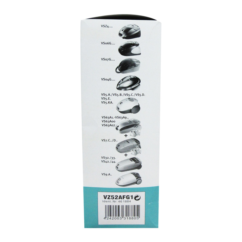 کیسه جارو برقی کد01 بسته 5 عددی مناسب برای جاروبرقی زیمنس