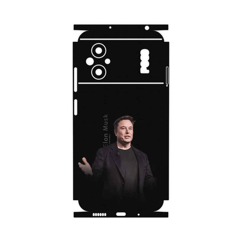 برچسب پوششی ماهوت مدل Elon_Musk-FullSkin مناسب برای گوشی موبایل شیائومی Poco M5