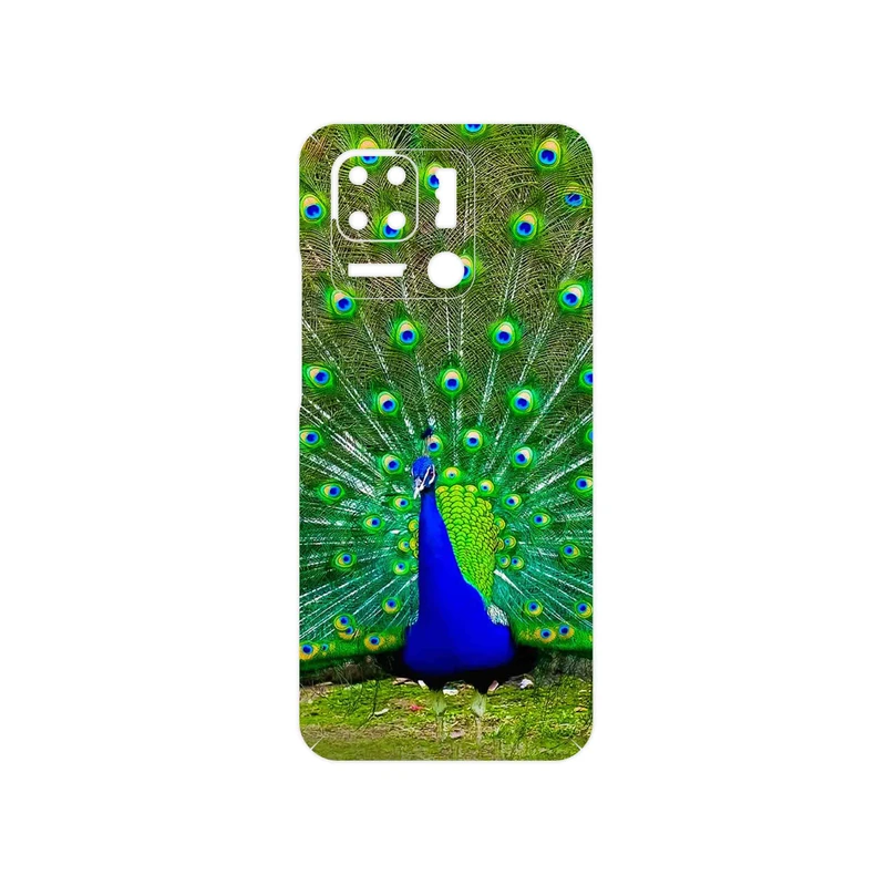 برچسب پوششی ماهوت مدل Peacock مناسب برای گوشی موبایل شیائومی Redmi 10 Power
