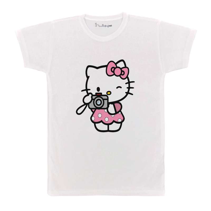 تی شرت بچگانه پرمانه طرح Kitty کد pmt.2386