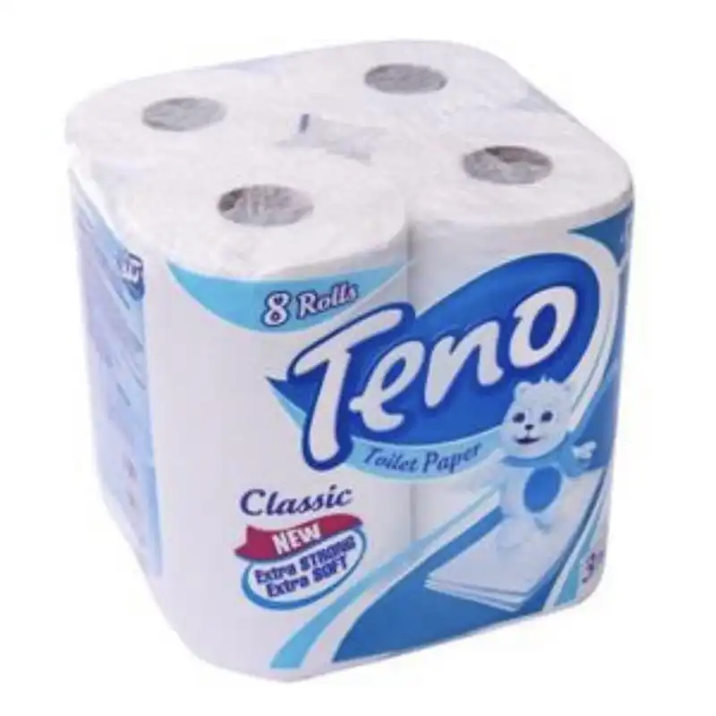 دستمال توالت تنو مدل soft w7 بسته 8 عددی
