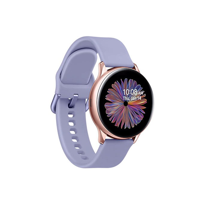 ساعت هوشمند سامسونگ مدل Galaxy Watch Active2 40mm Lilac Band بند لاستیکی