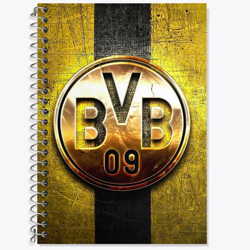دفتر زبان 50 برگ خندالو مدل دو خط طرح باشگاه دورتموند کد 27447