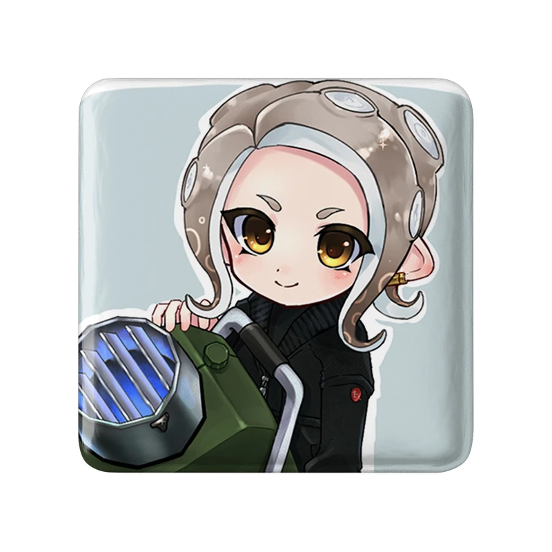 پیکسل خندالو طرح بازی اسپلاتون (Splatoon) مدل مربعی کد 33338