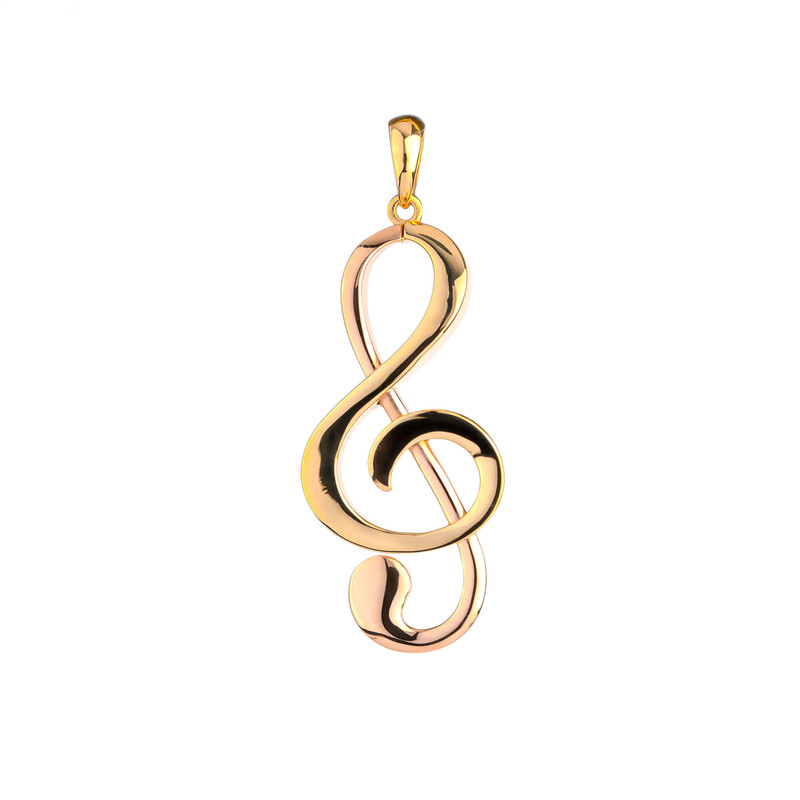 آویز گردنبند طلا 18 عیار زنانه مدل ثنا D-024