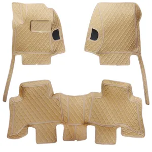 کفپوش5بعدی خودرو مدل چرم گلدوزی مناسب برای پرادو