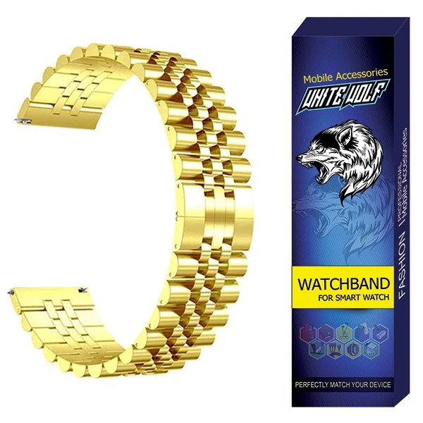 بند وایت ولف مدل WB-5Bea مناسب برای ساعت هوشمند تی سی اچ TCH Z40 / 22mm