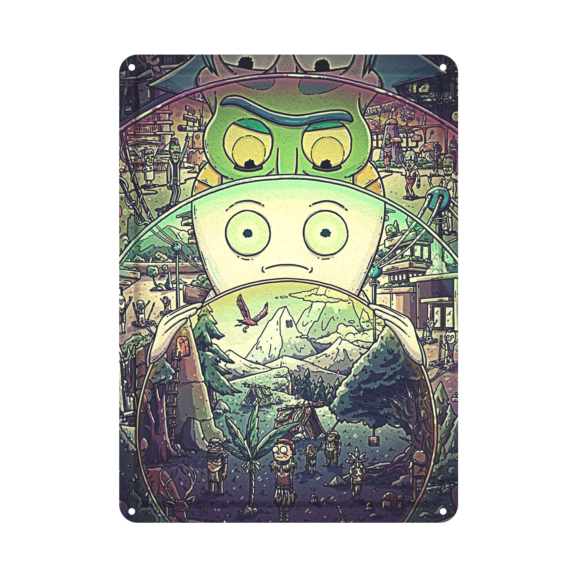 دیوارکوب مدل ریک اند مورتی کد s 267