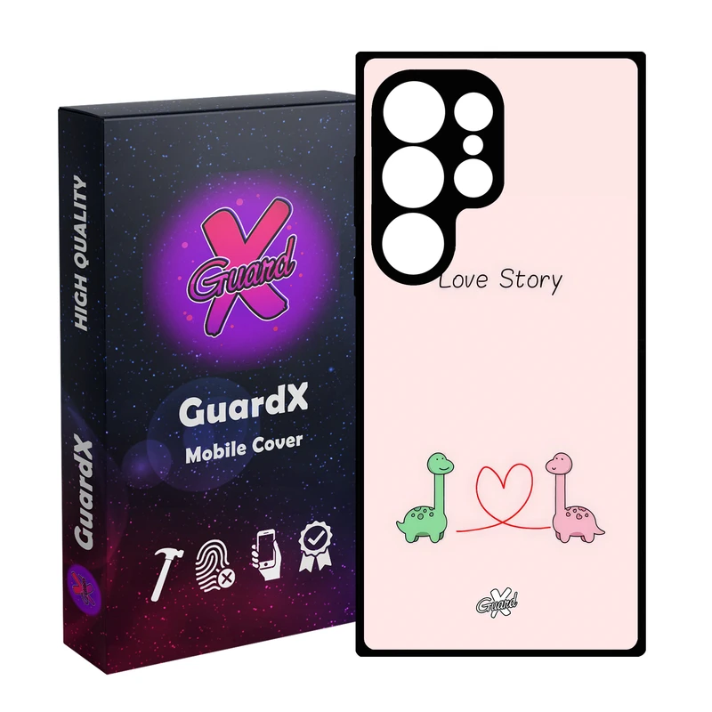 کاور گارد ایکس طرح Love مدل 10654 مناسب برای گوشی موبایل سامسونگ Galaxy S25 Ultra