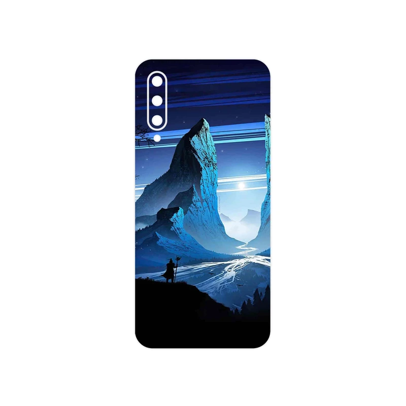برچسب پوششی ماهوت مدل Blue Mountains Digital Art مناسب برای گوشی موبایل شیائومی Mi A3