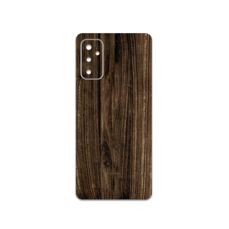 برچسب پوششی ماهوت مدل Dark-Walnut-Wood مناسب برای گوشی موبایل سامسونگ Galaxy M52 5G