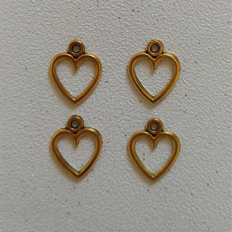 آویز دستبند طرح قلب کد HN1557 بسته 4 عددی