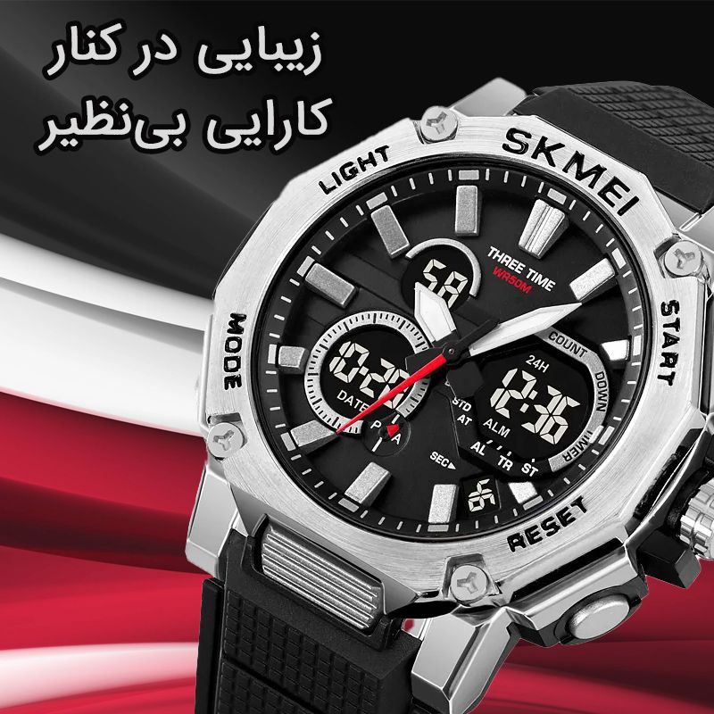 ساعت مچی عقربه‌ای مردانه اسکمی مدل 2219 SIBK -  - 5