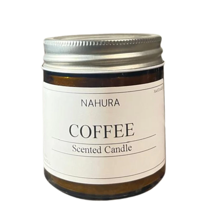 شمع لیوانی معطر مدل A011 با رایحه قهوه زمان اتمام 20 ساعت