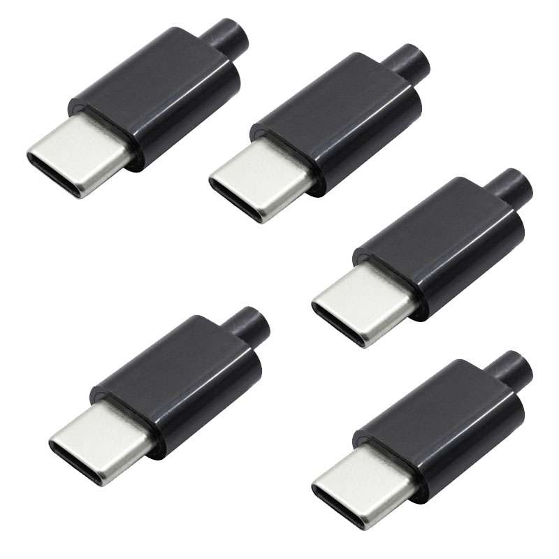 سوکت نری USB-C مدل 4PIN بسته 5 عددی