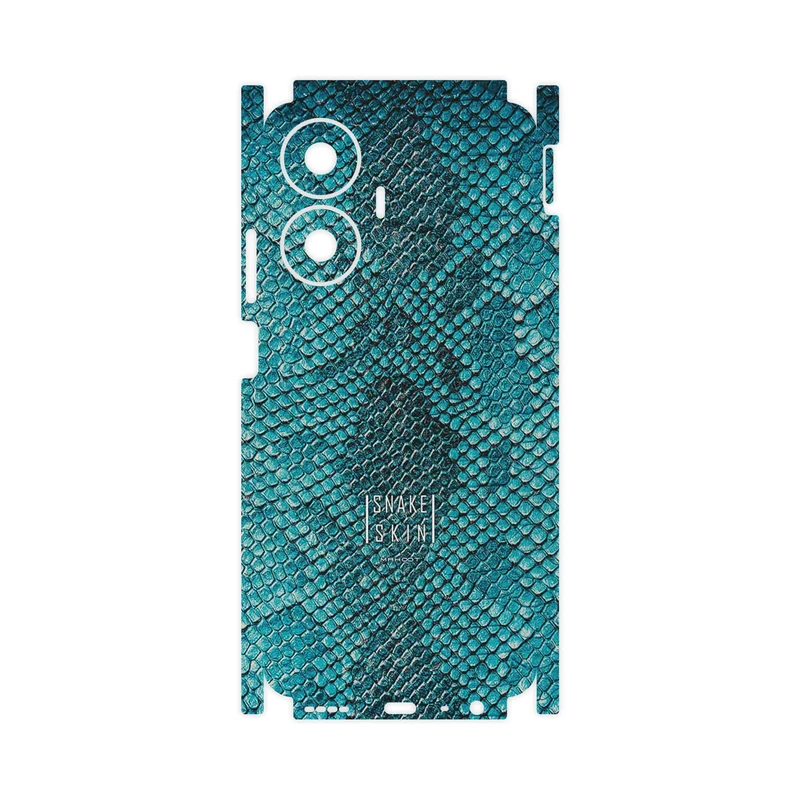 برچسب پوششی ماهوت مدل Blue Snake Skin-FullSkin مناسب برای گوشی موبایل ریلمی C55