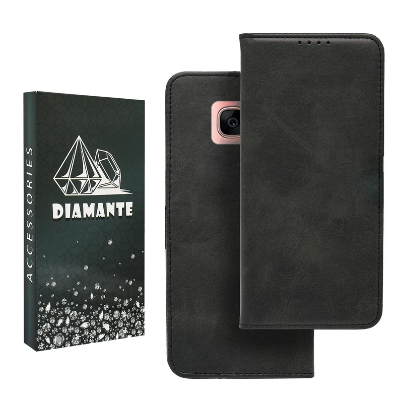 کیف کلاسوری دیامانته مدل Spork Bk مناسب برای گوشی موبایل سامسونگ Galaxy S7 Edge