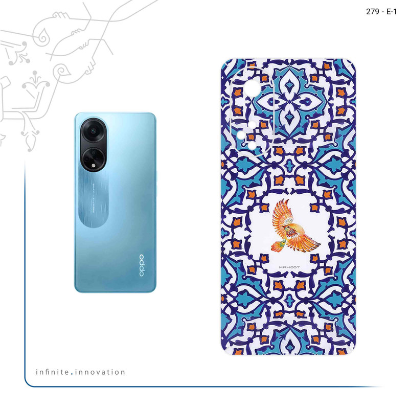 برچسب پوششی ماهوت مدل Homa_Tile مناسب برای گوشی موبایل اپو A98