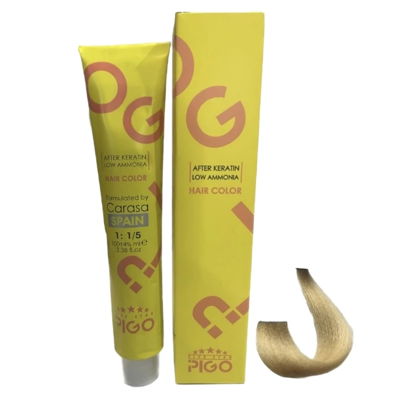 رنگ مو پیگو شماره 0-11 حجم 100 میلی لیتر رنگ بلوند پلاتینه خیلی روشن