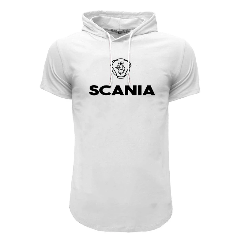 تی شرت کلاه دار آستین کوتاه مردانه مدل SC کد 7322