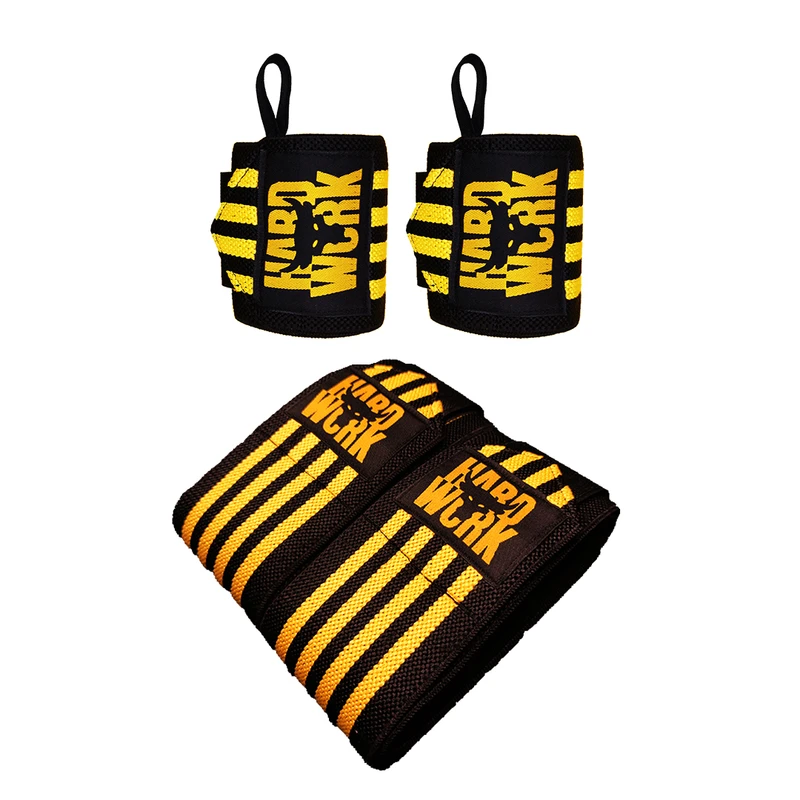 مچ بند و زانوبند بدنسازی مدل SKH ECO مجموعه 4 عددی