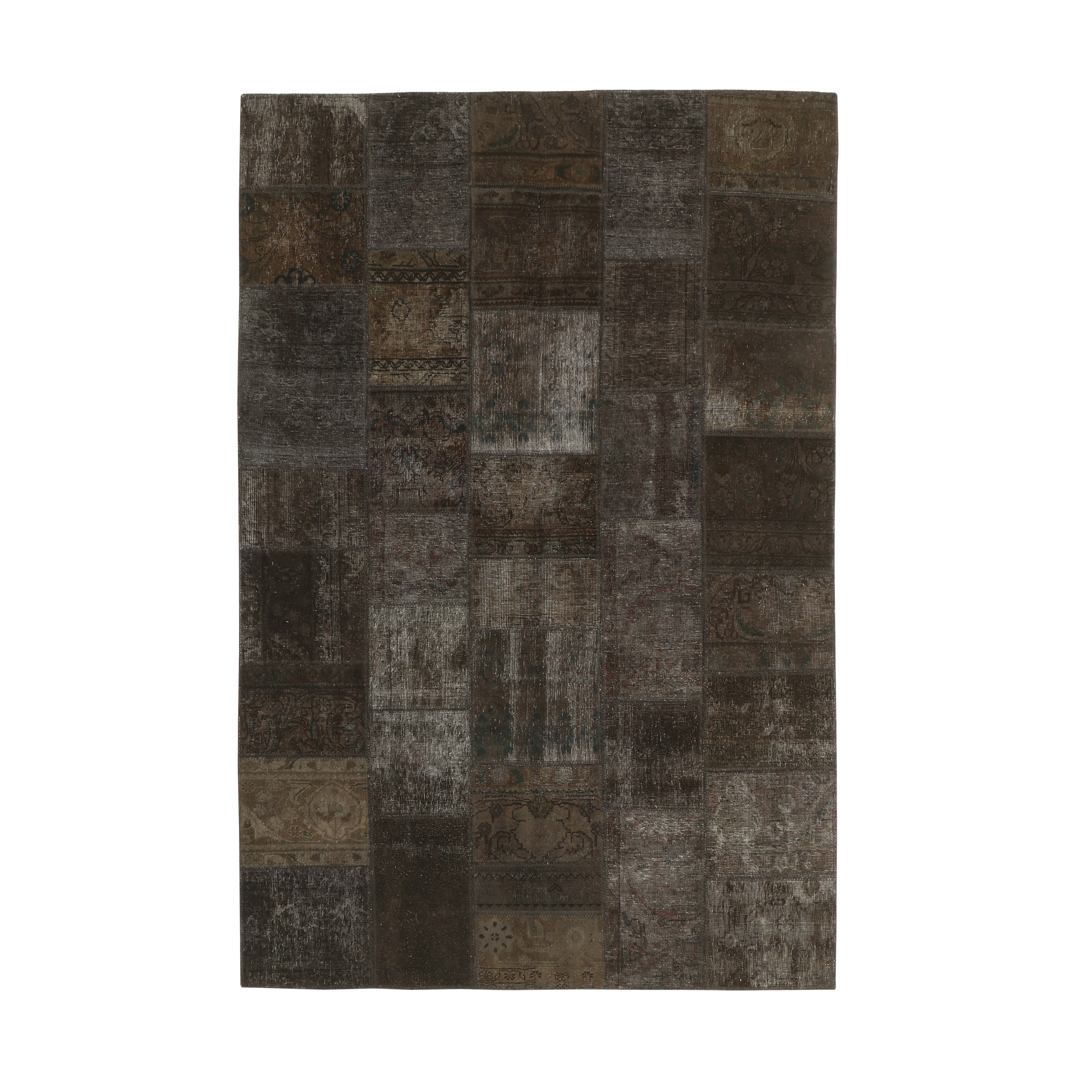  کلاژ فرش دستبافت چهار متری مدل تکه دوزی کد 540994