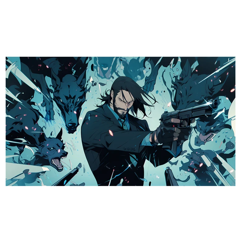 استیکر لپ تاپ و موبایل مدل سریال طرح جان ویک john wick کد 2370