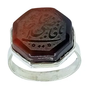 انگشتر نقره مردانه سلین کالا مدل عقیق کد ce-As54