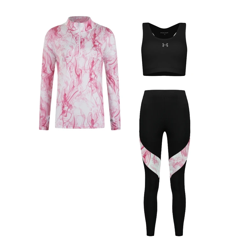 ست 3 تکه لباس ورزشی زنانه مدل 1801-1401-276