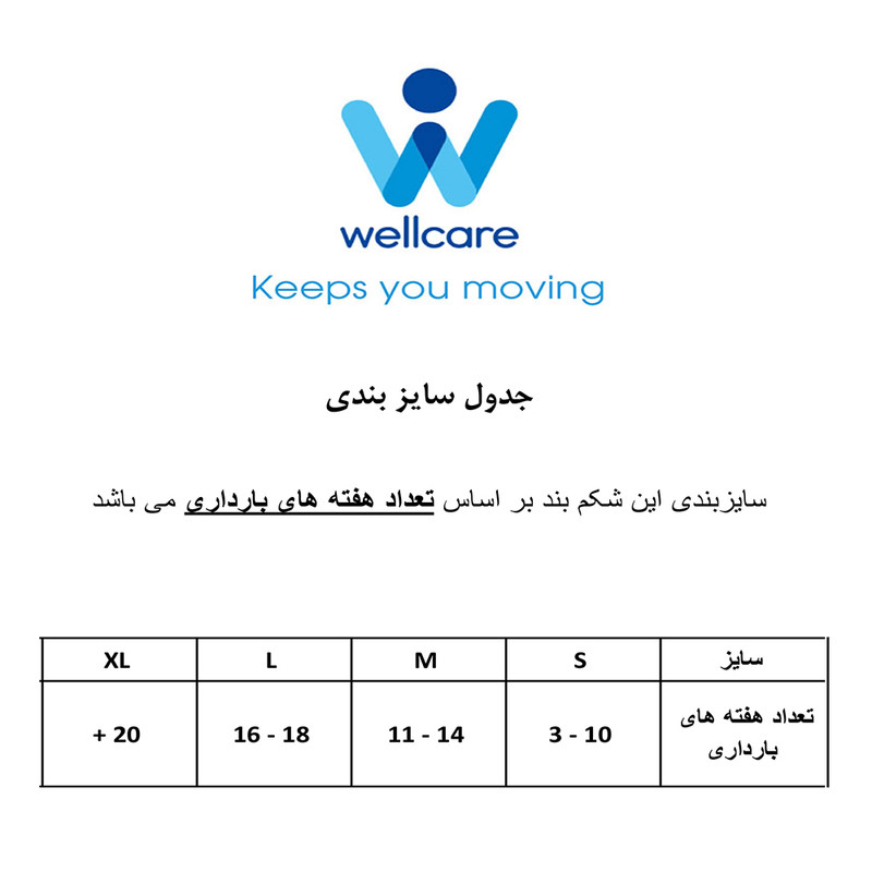 شکم بند بارداری ولکر کد 23011 شکم بند بارداری ولکر کد 23011