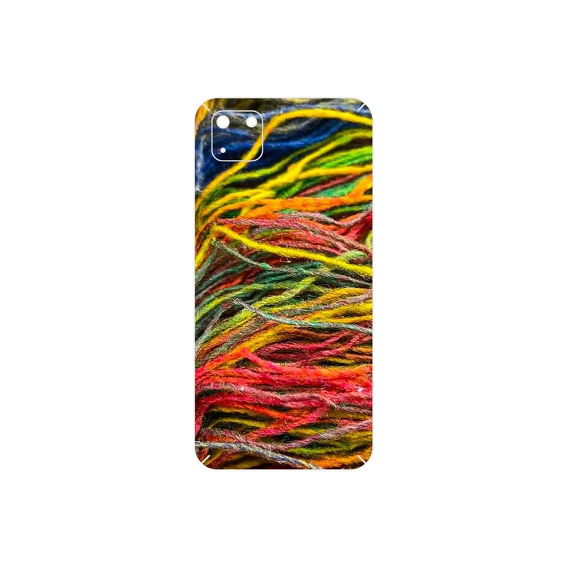 برچسب پوششی ماهوت مدل Fabric Texture 9 مناسب برای گوشی موبایل هوآوی Y5p