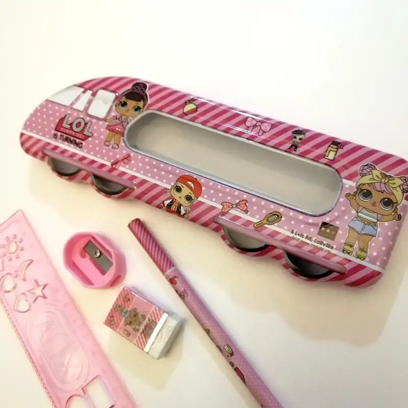 ست لوازم التحریر مدل دختر بسته 4 عددی