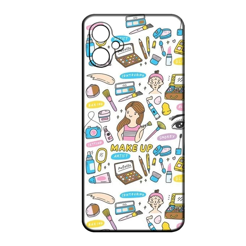 کاور طرح میکاپ کد 32 مناسب برای گوشی موبایل سامسونگ Galaxy A05